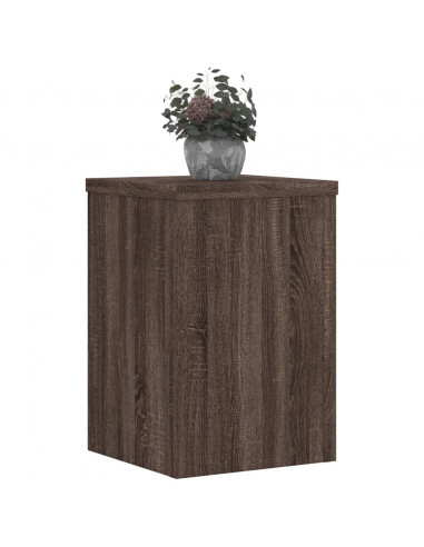 Supporti per Piante 2 pz Marrone 20x20x30 cm Legno Multistrato