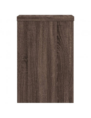 Supporti per Piante 2 pz Marrone 20x20x30 cm Legno Multistrato