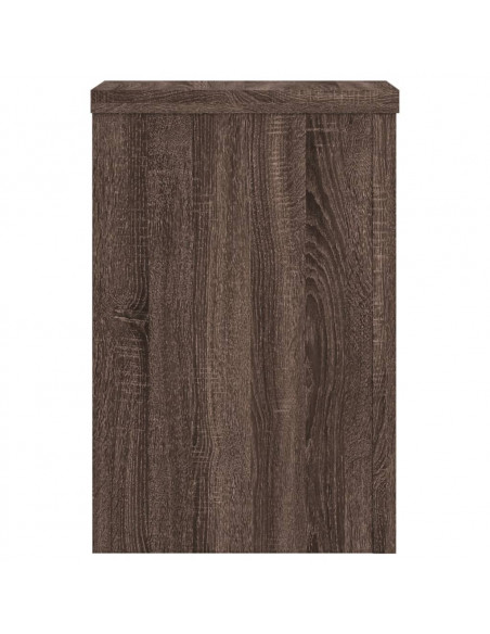 Supporti per Piante 2 pz Marrone 20x20x30 cm Legno Multistrato