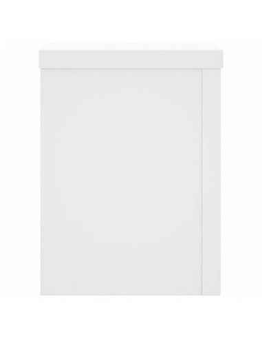 Supporti per Piante 2 pz Bianchi 15x15x20 cm Legno Multistrato