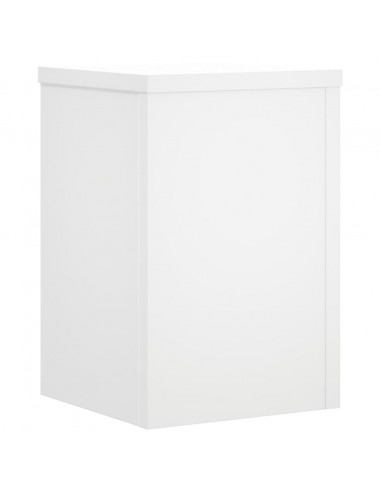 Supporti per Piante 2 pz Bianchi 20x20x30 cm Legno Multistrato