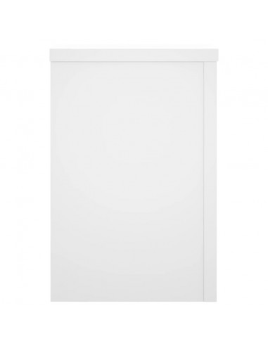 Supporti per Piante 2 pz Bianchi 25x25x35 cm Legno Multistrato