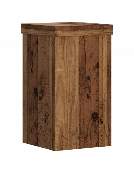 Supporti per Piante 2 pz Legno 10x10x18 cm Legno Multistrato