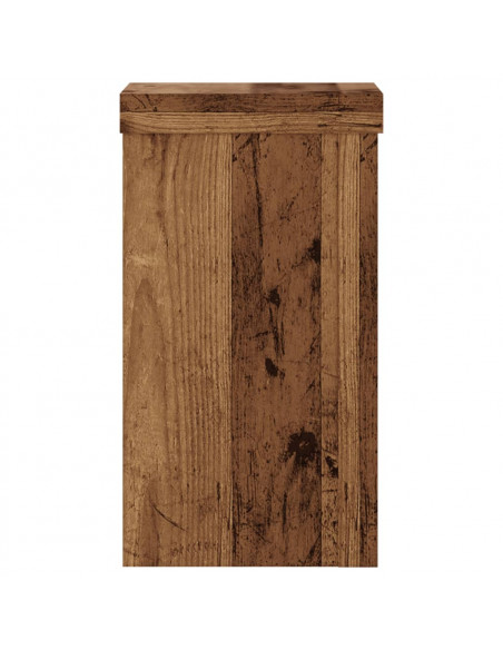 Supporti per Piante 2 pz Legno 10x10x18 cm Legno Multistrato