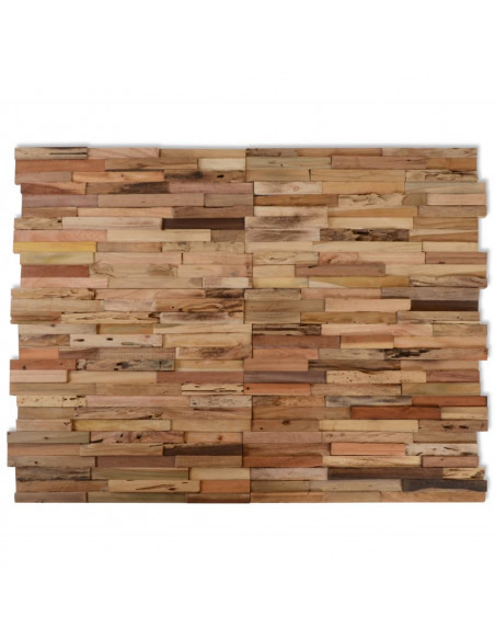 Pannelli per Pareti 10 pz 1,03 m² in Legno Massello di Recupero