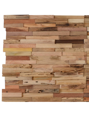 Pannelli per Pareti 10 pz 1,03 m² in Legno Massello di Recupero