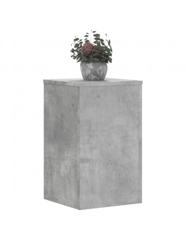 Supporti per Piante 2 pz Grigio 30x30x50 cm Legno Multistrato