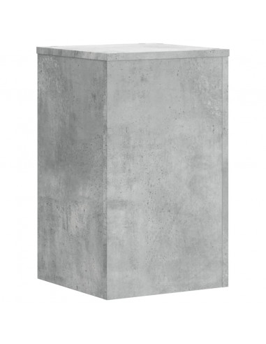 Supporti per Piante 2 pz Grigio 30x30x50 cm Legno Multistrato