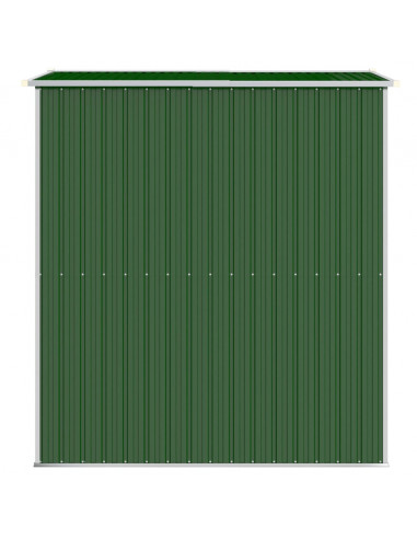 Capanno da Giardino Verde 192x191x223cm Acciaio Zincato