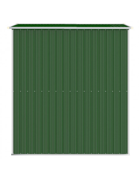 Capanno da Giardino Verde 192x191x223cm Acciaio Zincato