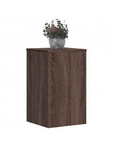 Supporti per Piante 2 pz Marrone 30x30x50 cm Legno Multistrato