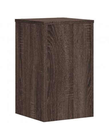 Supporti per Piante 2 pz Marrone 30x30x50 cm Legno Multistrato
