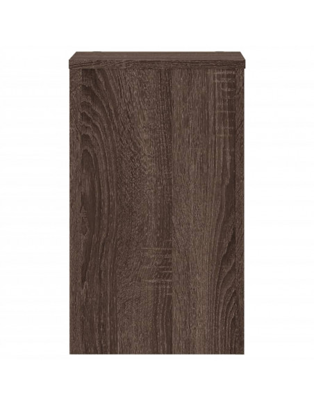 Supporti per Piante 2 pz Marrone 30x30x50 cm Legno Multistrato
