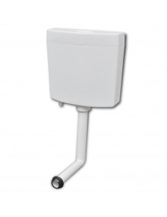 Sciacquone WC con Ingresso Acqua dal Basso 3/6 L Bianco 2