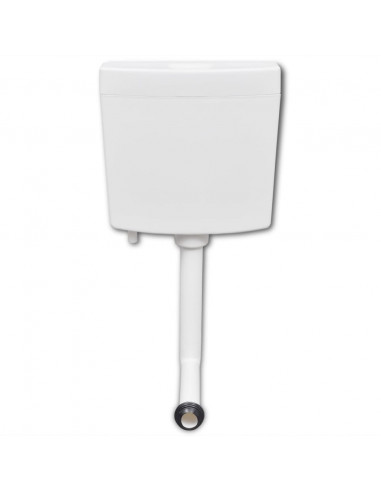 Sciacquone WC con Ingresso Acqua dal Basso 3/6 L Bianco