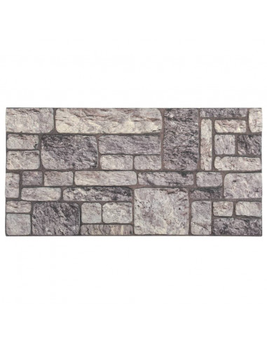 Pannelli Murali 3D con Design Mattoni Grigio Chiaro 10 pz EPS