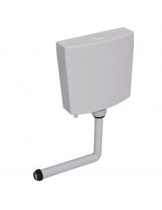 Sciacquone WC con Ingresso Acqua dal Basso 3/6 L Grigio 2