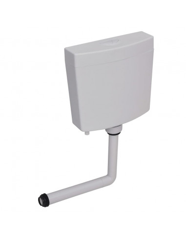 Sciacquone WC con Ingresso Acqua dal Basso 3/6 L Grigio
