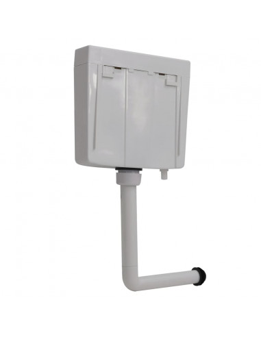 Sciacquone WC con Ingresso Acqua dal Basso 3/6 L Grigio