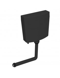 Sciacquone WC con Ingresso Acqua dal Basso 3/6 L Nero 2