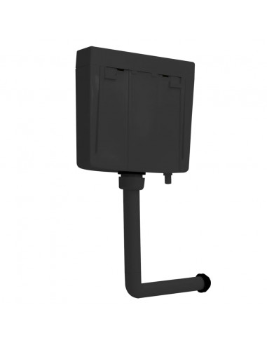 Sciacquone WC con Ingresso Acqua dal Basso 3/6 L Nero