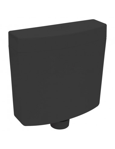 Sciacquone WC con Ingresso Acqua dal Basso 3/6 L Nero