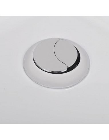 Set Toilette e Bidè in Ceramica Bianca