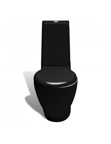 Set Toilette e Bidè in Ceramica Nero