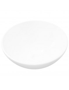 Lavandino da Bagno in Ceramica Bianca Rotondo 2