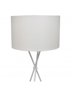 Piantana con Paralume Alta Bianca 2