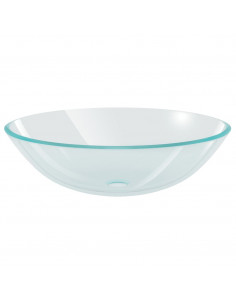 Lavandino in Vetro Temprato 42 cm Trasparente 2