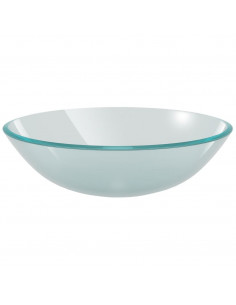 Lavandino in Vetro Temperato 42cm Smerigliato 2