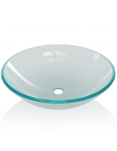 Lavandino in Vetro Temperato 42cm Smerigliato
