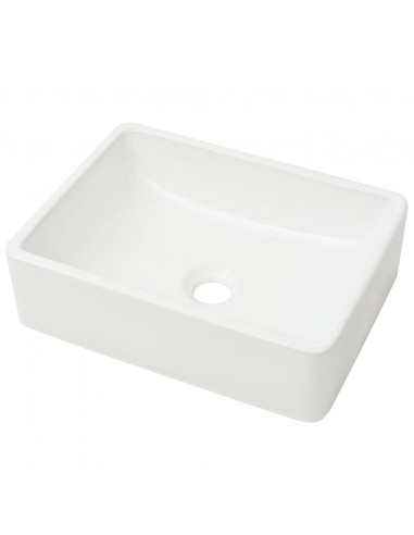Lavandino in Ceramica Bianca 41x30x12 cm