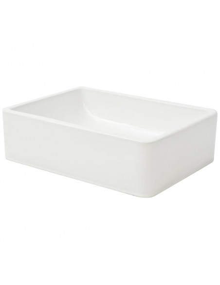 Lavandino in Ceramica Bianca 41x30x12 cm