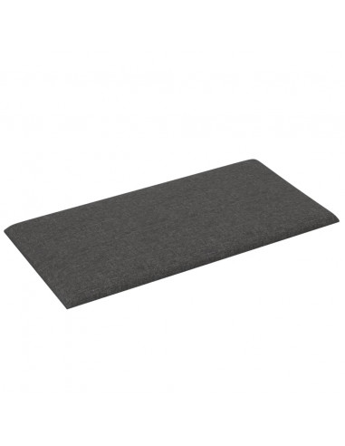 Pannelli Murali 12 pz Grigio Scuro 60x30 cm in Tessuto 2,16 m²