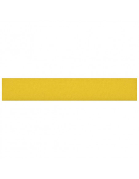 Pannelli Murali 12 pz Giallo chiaro 90x15 cm Tessuto 1,62 m²
