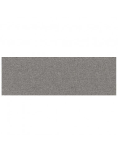 Pannelli Murali 12 pz Grigio Chiaro 90x30 cm Tessuto 3,24 m²