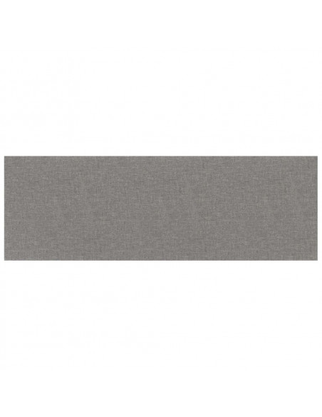 Pannelli Murali 12 pz Grigio Chiaro 90x30 cm Tessuto 3,24 m²