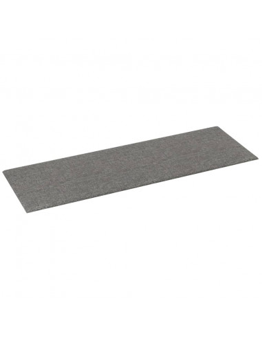 Pannelli Murali 12 pz Grigio Chiaro 90x30 cm Tessuto 3,24 m²