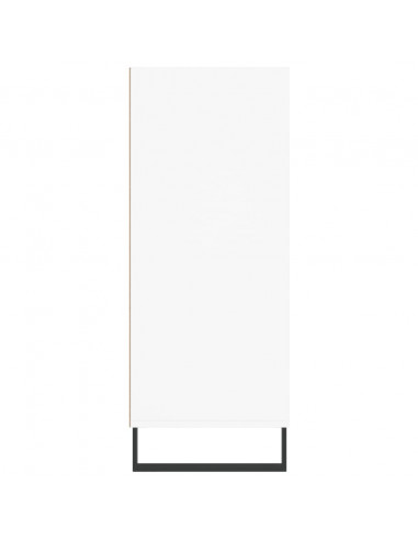 Credenza Bianca 57x35x90 cm in Legno Multistrato
