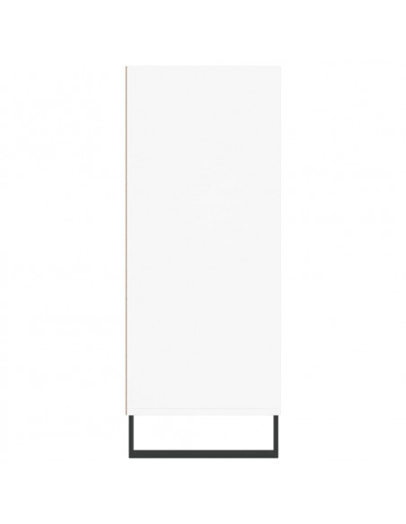 Credenza Bianca 57x35x90 cm in Legno Multistrato