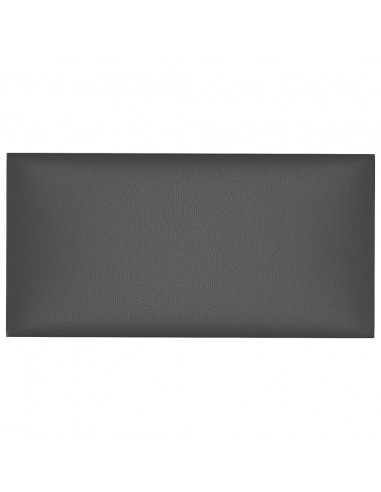 Pannelli Murali 12 pz Grigi 30x15 cm in Similpelle 0,54 m²