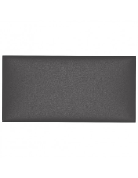 Pannelli Murali 12 pz Grigi 30x15 cm in Similpelle 0,54 m²