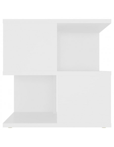 Tavolino Bianco 40x40x40 cm in Legno Multistrato