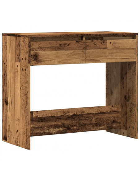 Tavolino Consolle Legno Vecchio 89x41x76,5 cm in Truciolato