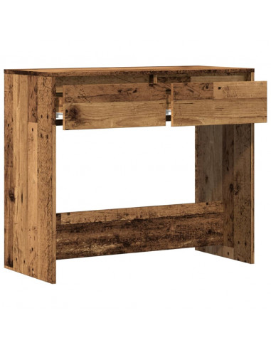 Tavolino Consolle Legno Vecchio 89x41x76,5 cm in Truciolato
