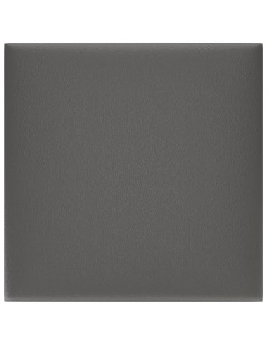 Pannelli Murali 12 pz Grigi 30x30 cm Similpelle 1,08 m²