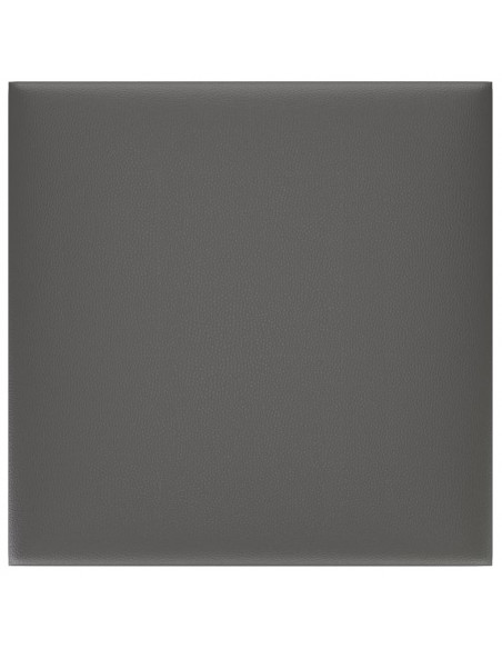 Pannelli Murali 12 pz Grigi 30x30 cm Similpelle 1,08 m²