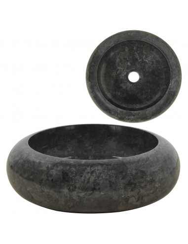 Lavandino 40x12 cm in Marmo Nero